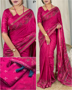 Daftari Mul Cotton Saree