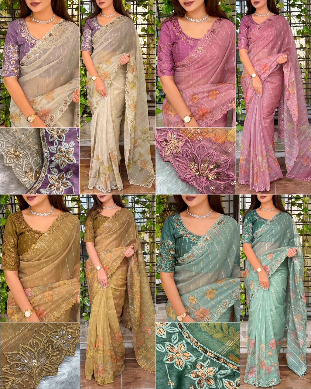 Kashish Glass Organza Saree