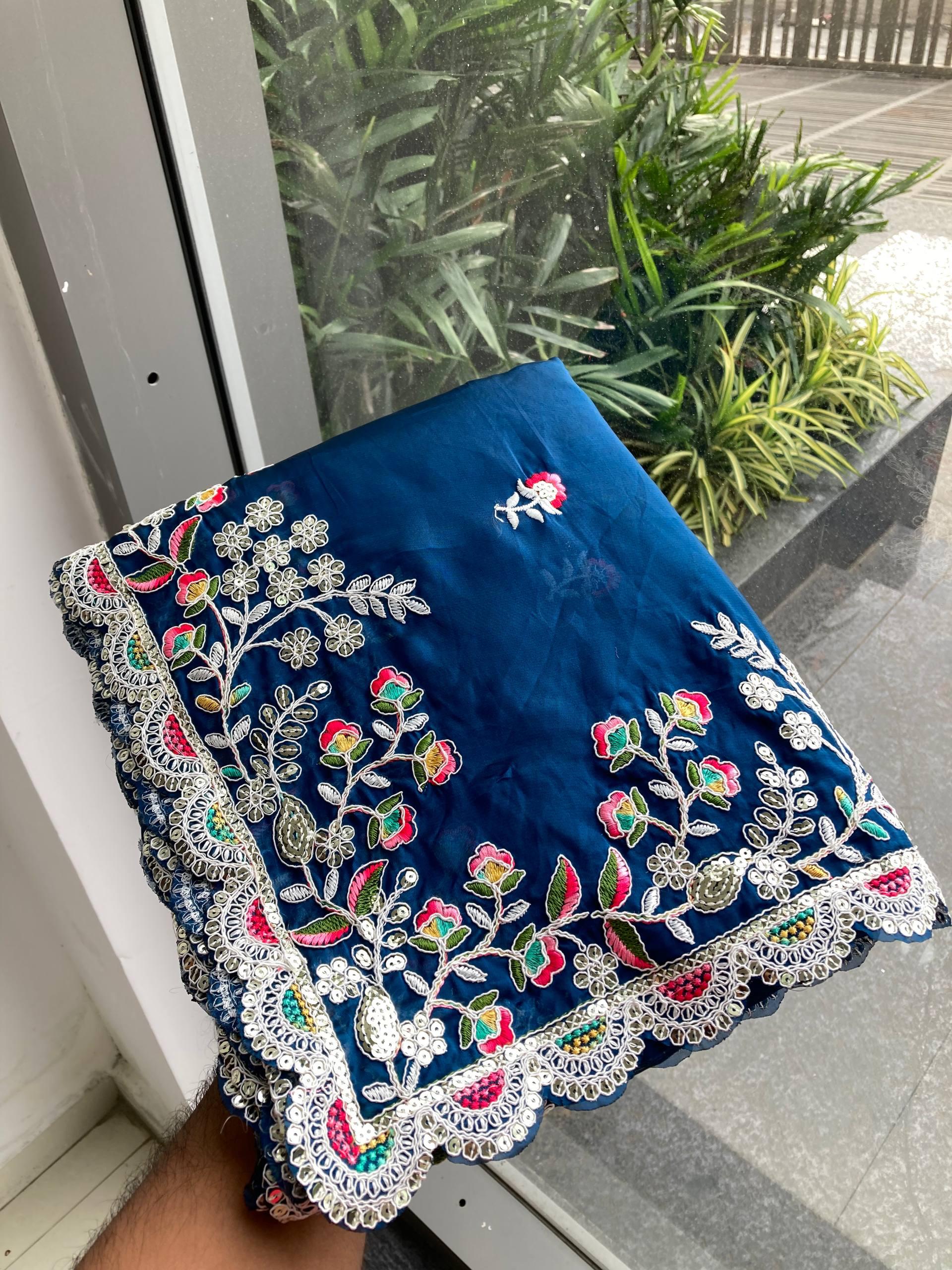 Party Wear Soft Rangoli Silk Saree