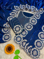 Wedding Premium fandy Satin fabrics Trisha Saree