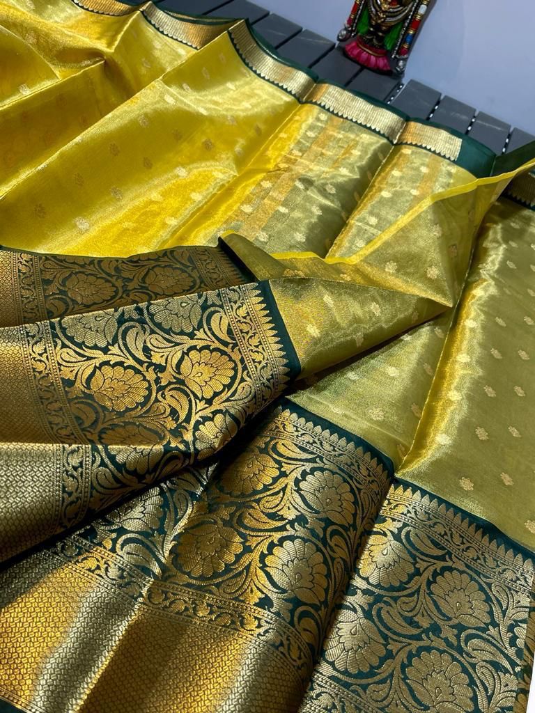 KANCHIVARAM GREEN SILK SAREE