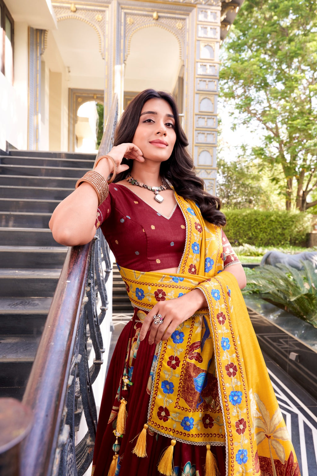 Tasar Silk Lehenga Choli