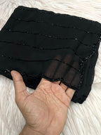 Fox Georgette Wedding Saree With Beautiful Khatli