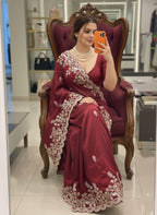 Party Wear Soft Rangoli Silk Saree