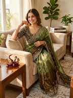 Shaded Color  Soft Frendy Chiffon Saree
