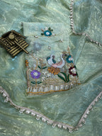 LIQUID ORGANZA SAREE