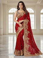 Heavy Soft Rangoli Silk Saree