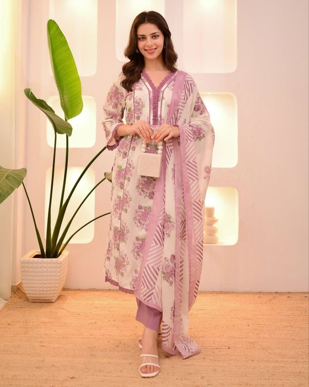 Morgan Sequence Silk Digital Print Kurti