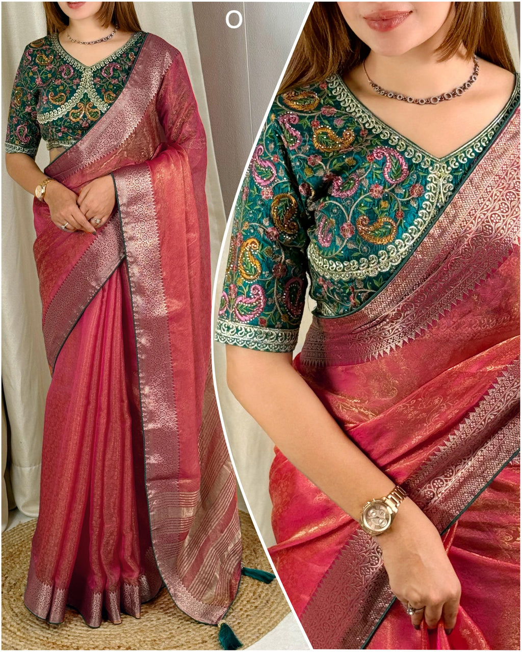 Gadhwal Fandy Silk Saree