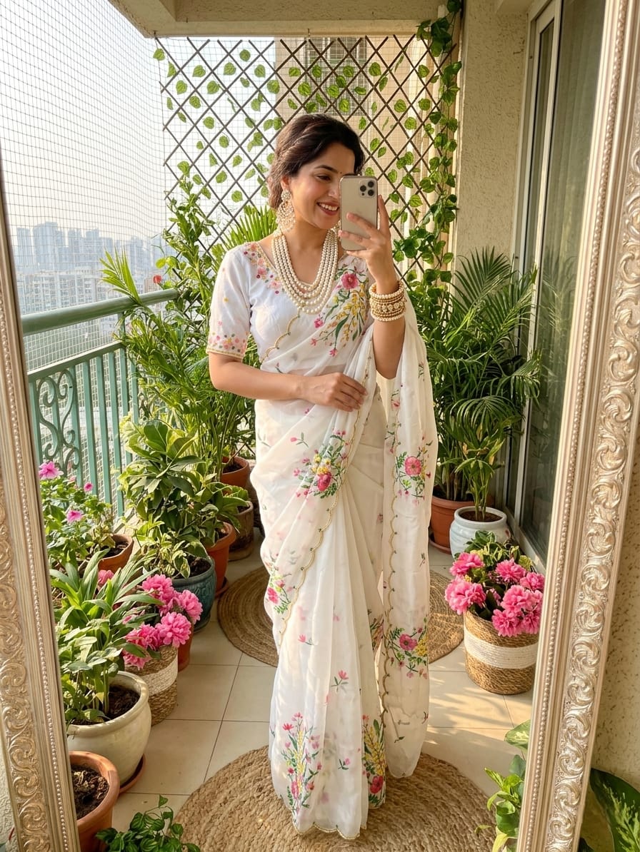Very Soft nd Elegant rich look Teby Silk fabric Saree