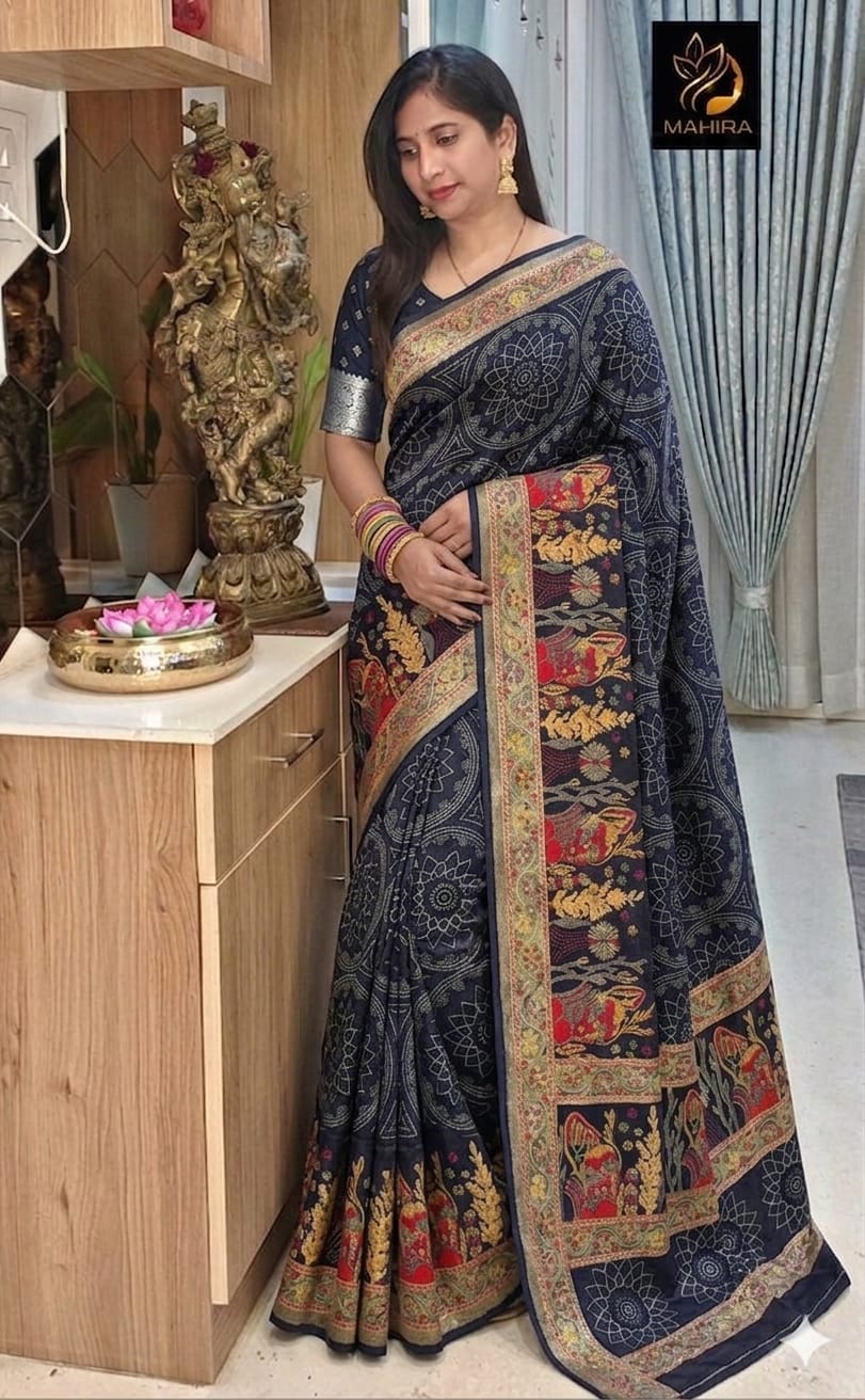 Heavy marshmellow blooming Saree