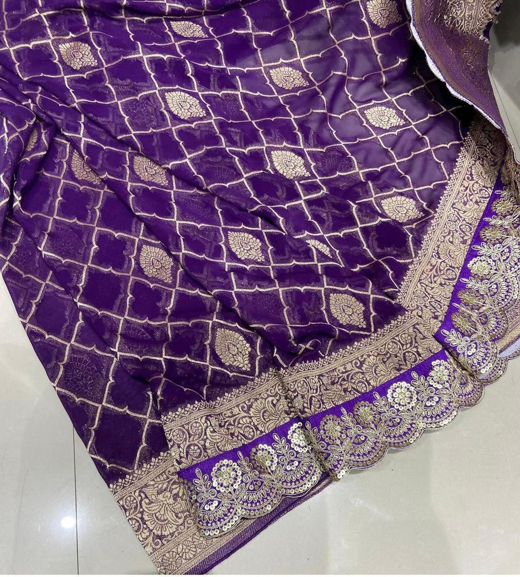 Pure Crepe Khadi Silk Pattu Saree