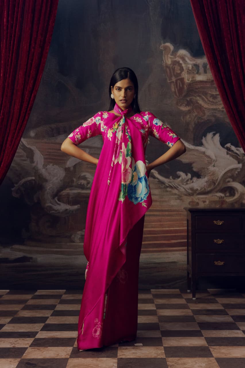ORIGINAL JAPAN PRINT SAREE