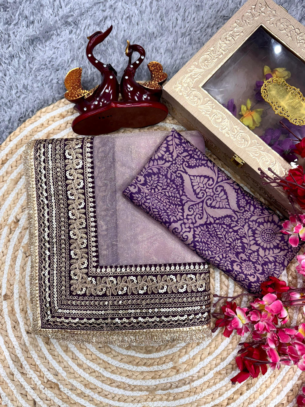 Soft Twill Net Saree