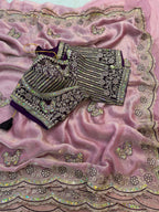 Sabyasachi Inspired Space Silk Premium Saree