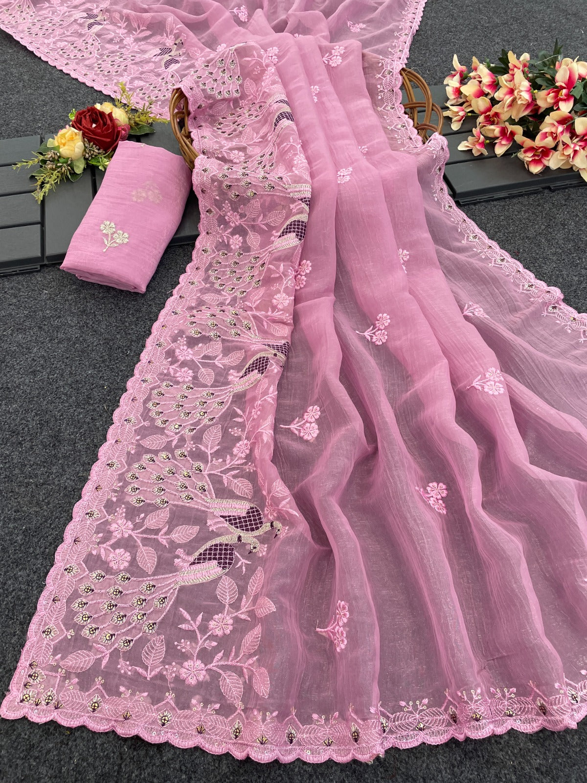 Heavy Soft Crunchy Silk Saree