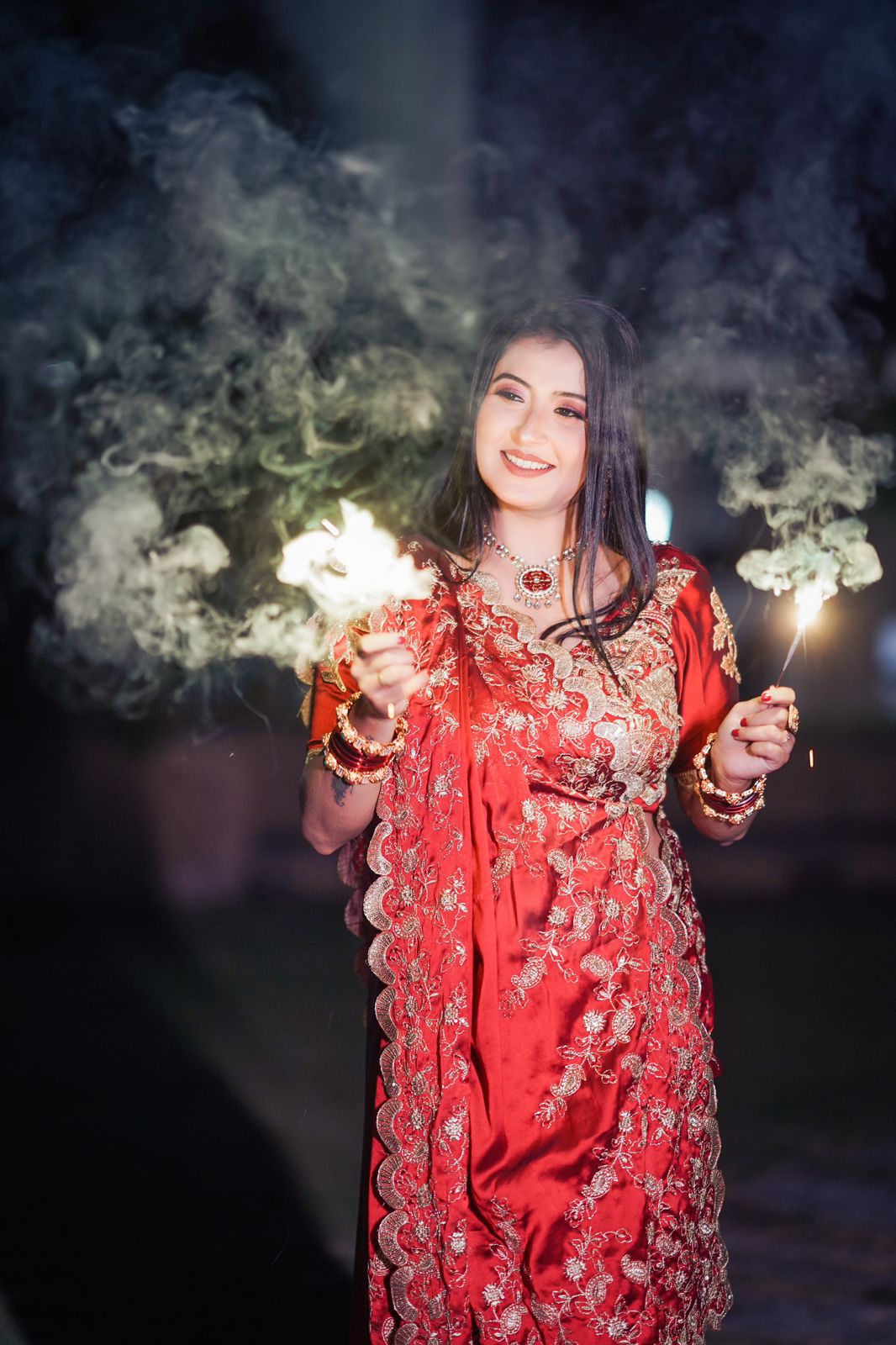 WEDDING SPECIAL RED SAREE