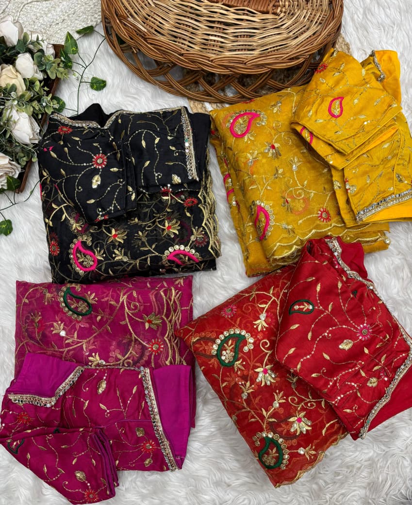 Akhi Soft Tissue Saree