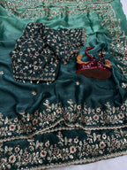 Shaded Color  Soft Frendy Chiffon Saree