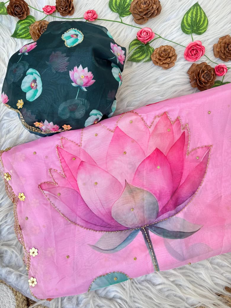 Pure Soft Teby Silk Saree