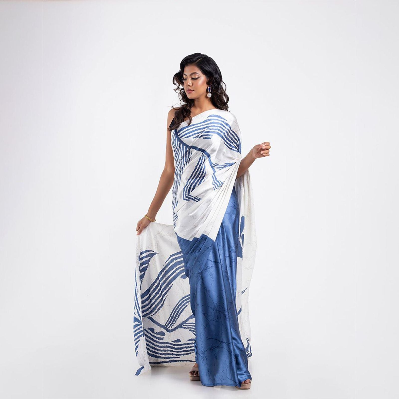 Digital print saree