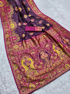 Stunning Pashmina Paithani Silk Saree