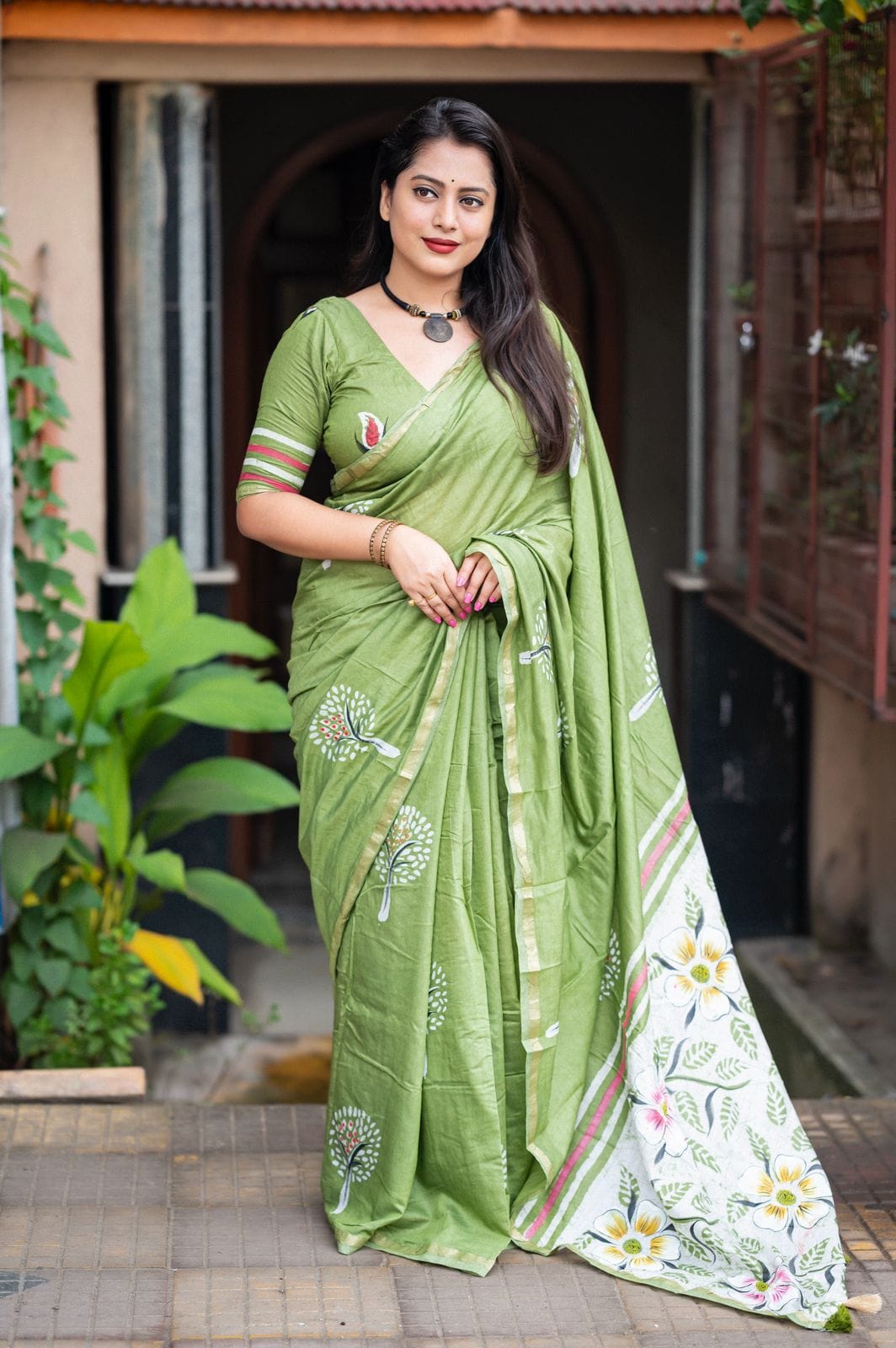 pure chanderi collection Saree