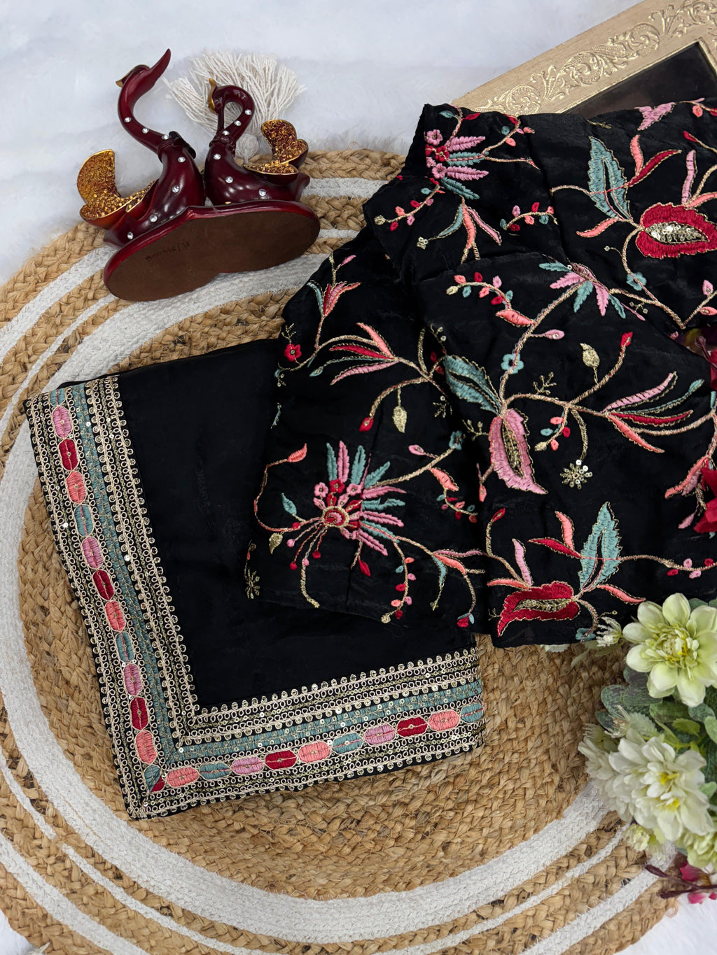 Pure space silk saree