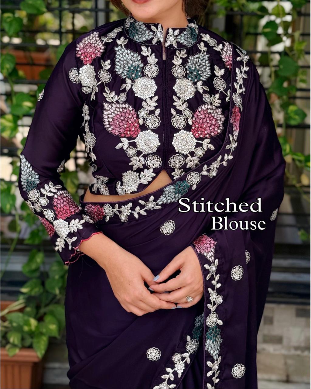 Nivea BSY Satin Saree