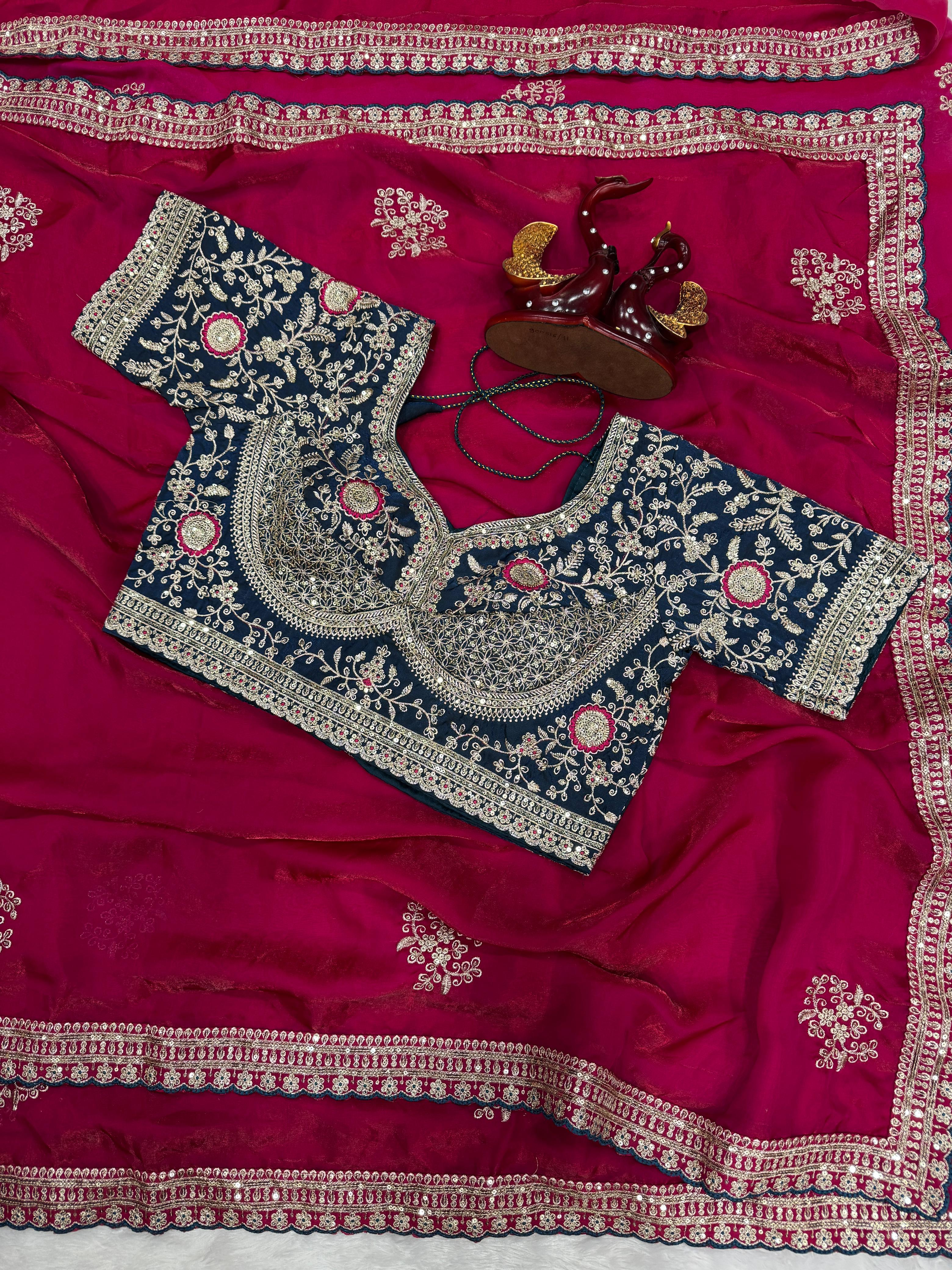 Soft Fendy Silk Fabric Saree