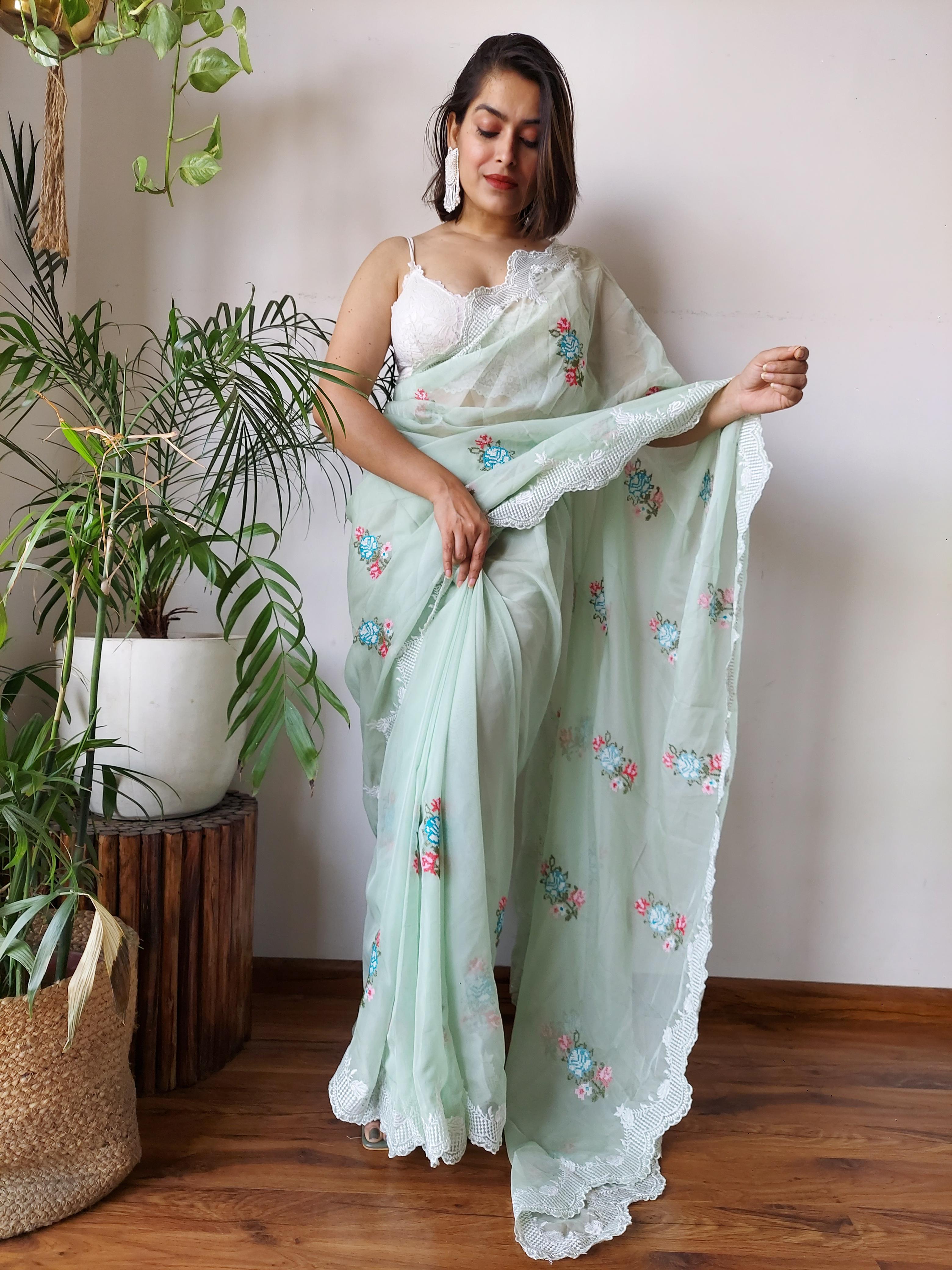EMBORIDARY WORK SAREE