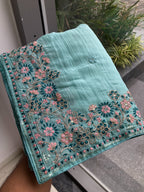 WEDDING WEAR GOREGETTE SAREE