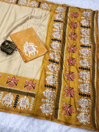 Mahima Tusser Cotton Silk Saree