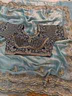 Sabyasachi Inspired Space Silk Premium Saree
