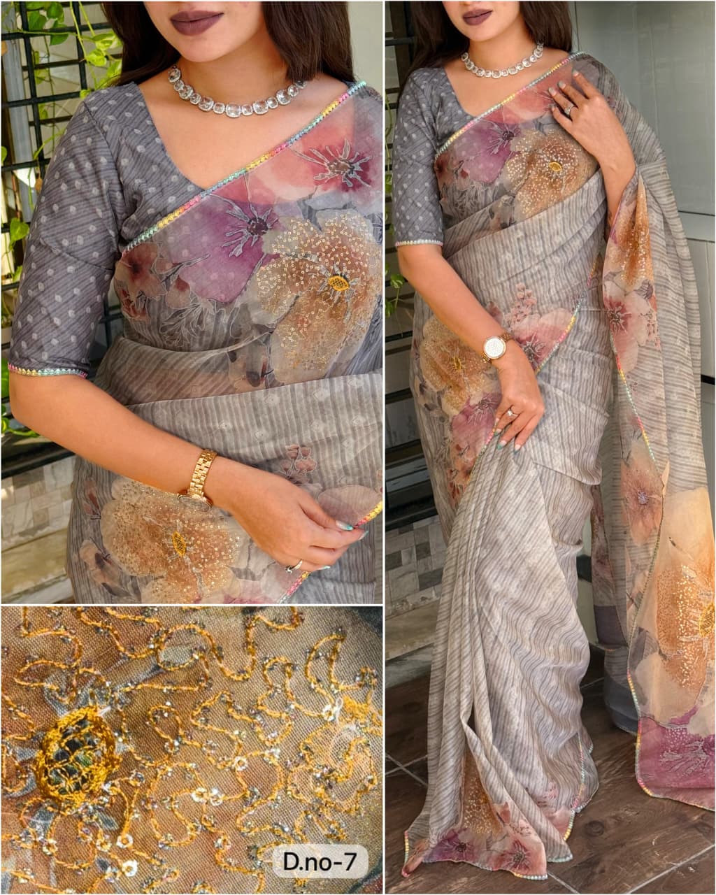 Digital Printed Pure Tissue Organza