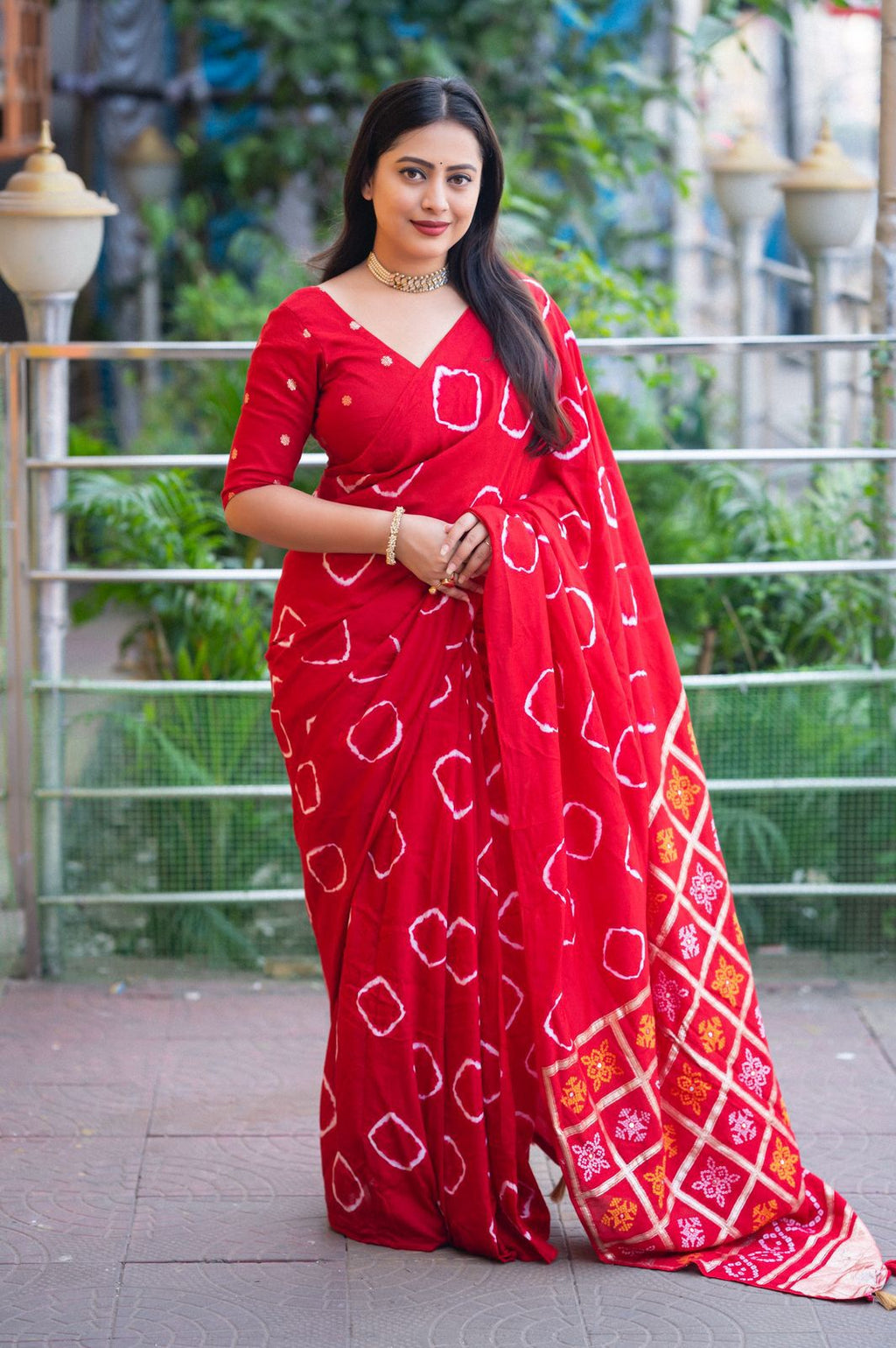 TRADITIONAL BHANDANI SAREE