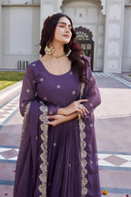 New Festival Long Gown & Duptta