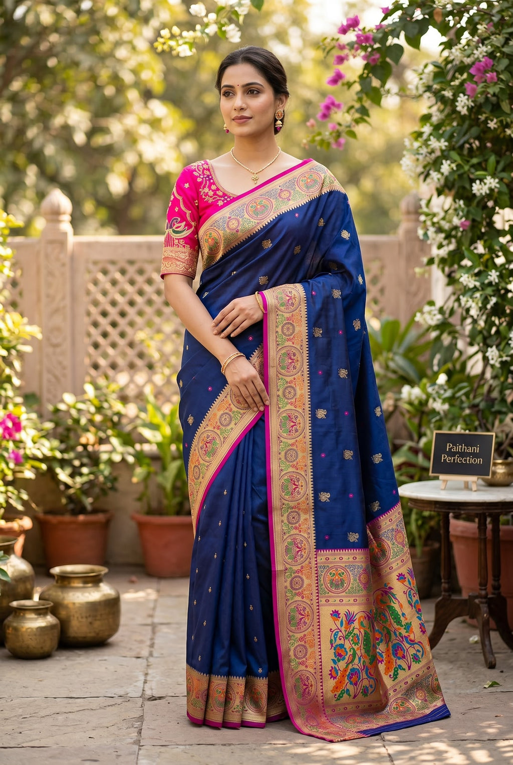 Soft Paithani Silk Saree