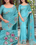 Ishwari Cotton Tusser Saree