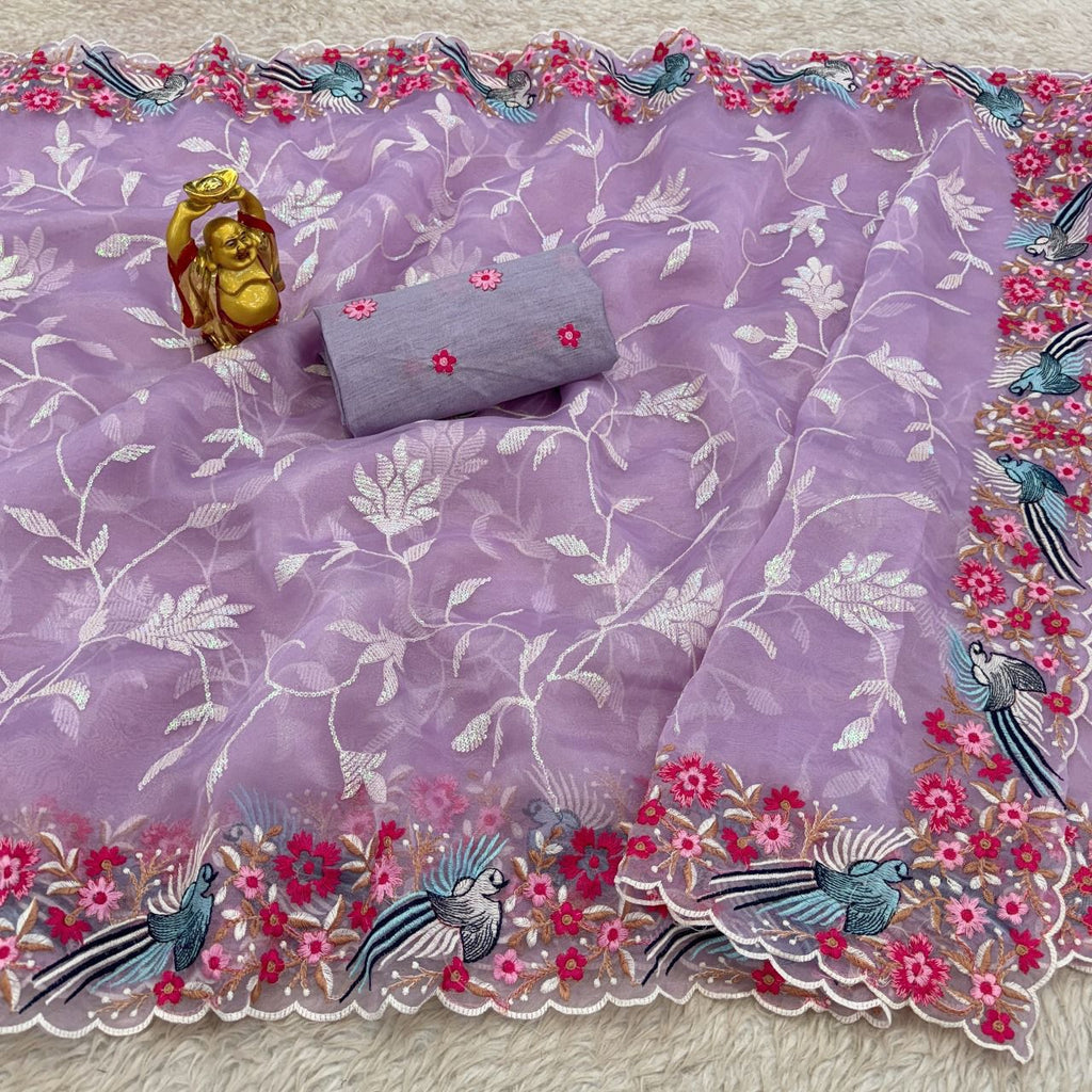 Premium Soft Organza Silk Saree