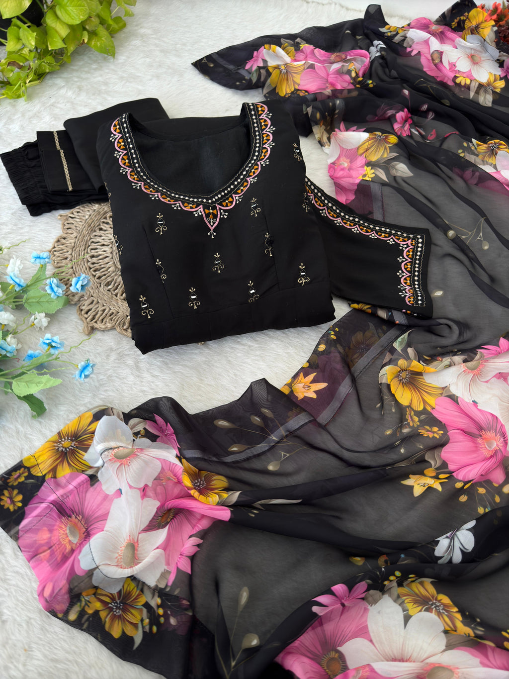 New Party Wear Look Roman Silk Gown