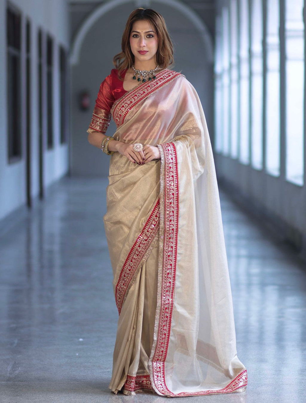 Soft Twil Net Saree