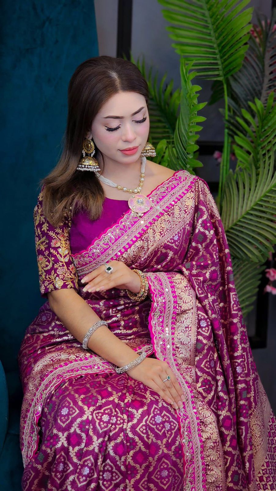 SOFT RUSSIAN BANDHEJ SAREE