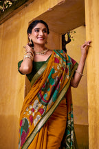 VIRANSHI KALAMKARI PRINT SAREE