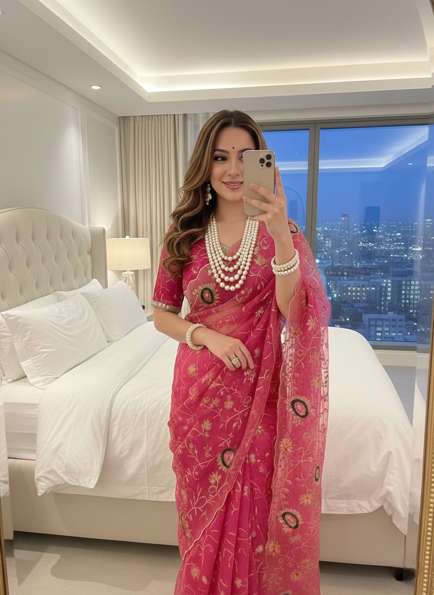 Soft Tissue Silk Saree