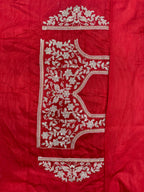 Soft Rangoli Silk Red Saree