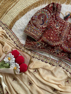 Soft Two Tone Rangoli Silk Saree