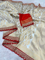 DURGA POOJA SPECIAL PURE KHADHI SAREE