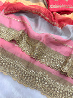 Goldy Silk With Beautiful Print Saree