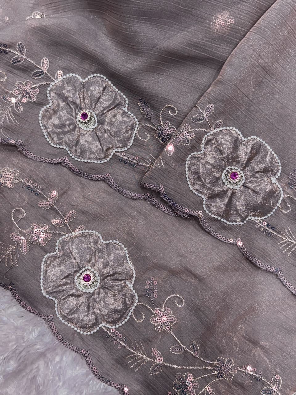 Dikshita Pure Nc Chiffon Saree